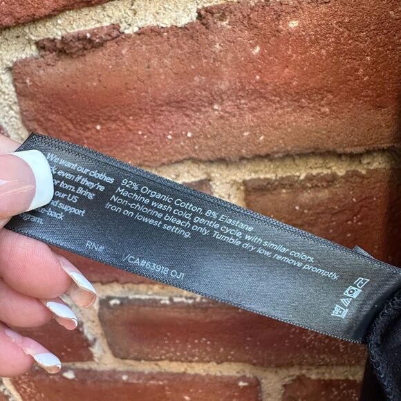 Eileen Fisher Cotton Stretch Jersey sweatshirt tunic dress medium NEW - Picture 3 of 7